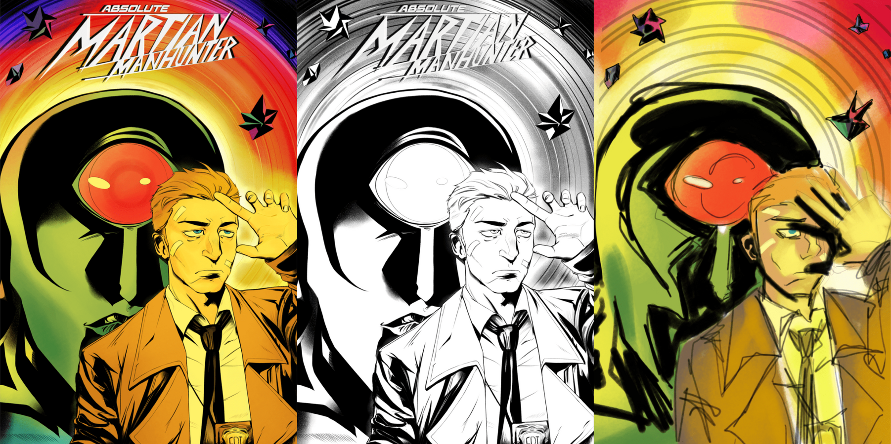 Fan cover of the Absolute Martian-Manhunter